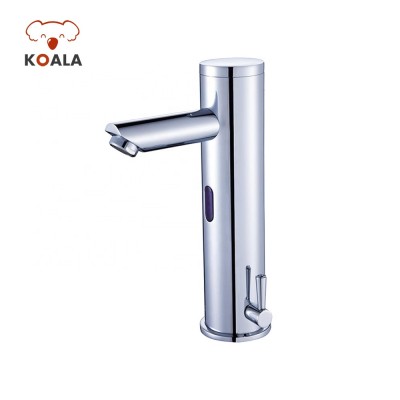 Induction Copper Touchless Infrared Sensor Electrical Automatic Sanitary Ware Bath Basin Faucet