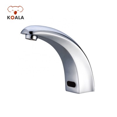 Koala Brass Automatic Water Mixer Bathroom Deck Mounted Washbasin Auto Sensor Tap for Wash Basin