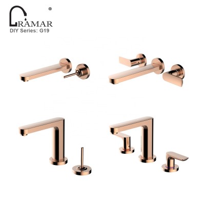 Wholesale Brass Stainless Steel Kitchen Bathroom Bath Mixer Faucet Basin Tap